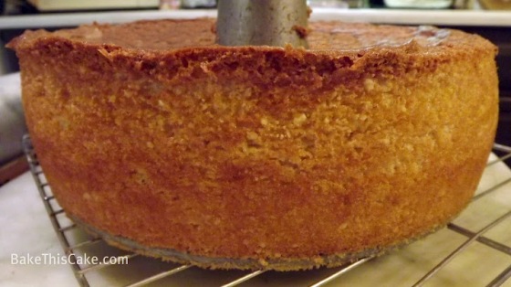 Abe Lincoln Almond Vanilla Pound Cake side view by Bake This Cake