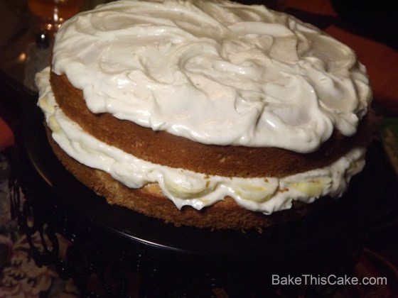 Betty's Banana Layer Cake with Fresh Banana Cream Frosting BakeThisCake Betty's Banana Layer Cake with Fresh Banana Cream Frosting BakeThisCake