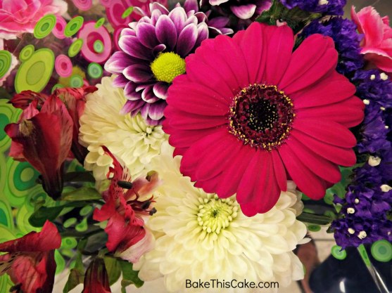 Flower Bouquet Pink White Purple BakethisCake Flower Bouquet Pink White Purple BakethisCake